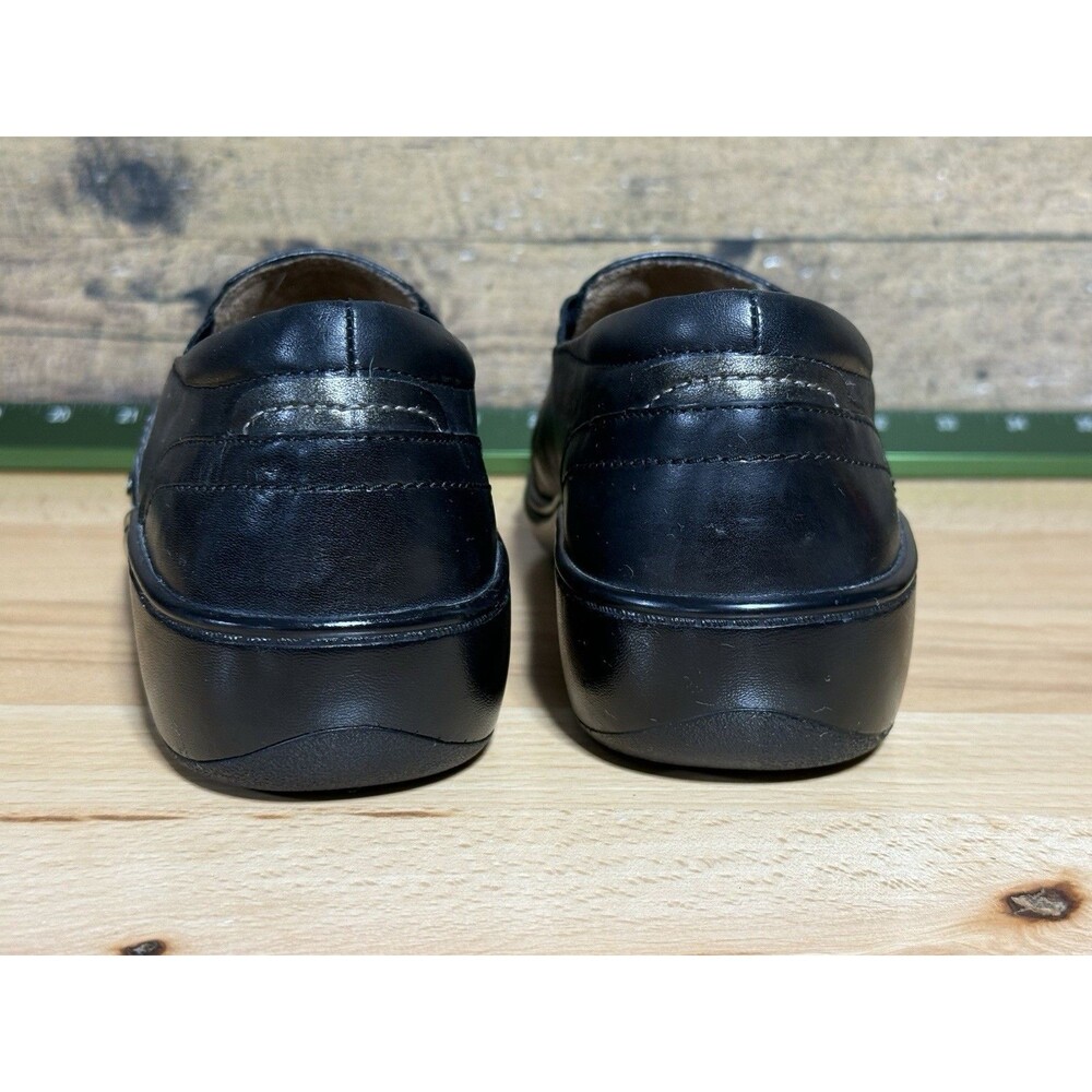🔥ARAVON DANIELLE-AR AAG08BK Women's Size 9 2A Slip On Black Shoes Excellent - Picture 8 of 8